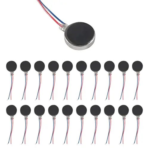20 Pièces Moteur DC Miniature 3V 10mmx3mm Type Pièce Monnaie Plat Bouton pour Tablette, Pager, Mobile, Cellulaire 20 Pièces Moteur DC Miniature 3V 10mmx3mm Type Pièce Monnaie Plat Bouton pour Tablette, Pager, Mobile, Cellulaire