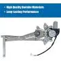 741-801 Power Window Regulator and Motor Assembly Driver Side Front Compatible for 1998 1999 2000 2001 2002 Chevy Prizm Base/LSi, Toyota Corolla CE/LE/VE, 1.8L, OE Replace Parts