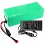 Wnicek 36V 9Ah Lithium Battery Pack 10S 3P 18650 Battery for 250W 350W 500W 750W 800W Motor for Electric Scooter Electric Bike Airplane Models Power Tools with BMS + Charger