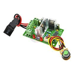 6-30V 80W 10A Reversible DC Motor Speed Controller High Torque Adjustable PWM Speed Regulator with Control Switch Potentiometer