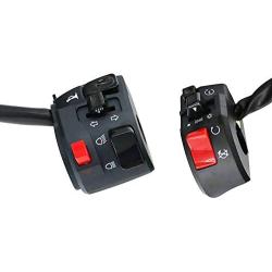SHENYUAN-Accessories&Parts Durable Motorcycle Horn Button Switch Motorcycle Steering Signal Electric Fog Light Start Handle Controller Switch (Color : Left and Right)