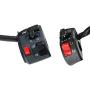SHENYUAN-Accessories&Parts 22mm Durable Motorcycle Switches Motorbike Horn Button Turn Signal Electric Fog Lamp Light Start Handlebar Controller Switch (Color : Left and Right)