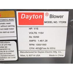Dayton 1TDR9 Rectangular Permanent Split Capacitor OEM Specialty Blower