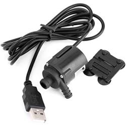 Nikou DC 4V-6V 150L/H Micro Brushless Submersible Water Pump Motor Cooling Pump with USB GD Connector for Aquarium Fountain Garden House