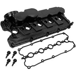 X AUTOHAUX 07K103469L Car Engine Valve Cover Replacement for Volkswagen Jetta 2005-2014 2.5L