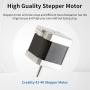 Creality Official 42-40 Stepper Motor, 3D Printer CR-10 X/Y-Axis Extruder Stepping Motor 2 Phase 1A 1.8 Degree 0.4 N.M, Compatible with CR-10 Series and Ender-3 Series E-axis （D-Shape）