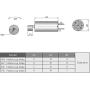 Fielect 2Pcs DC 3V Coreless Motor Built-in Vibration Motor Mini Electric Motor Miniature Micro Vibrating Vibration Coreless Motor for Electric Toothbrush 16.6mm x 7mm