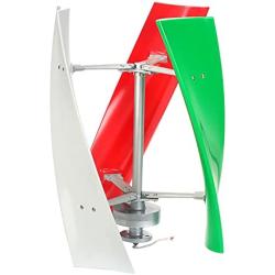 CHIXIA 800W Vertical Axis Wind Turbines Generator with MPPT Controller Lantern 3 Blades Motor Kit Energy Windmill-3blades 12v