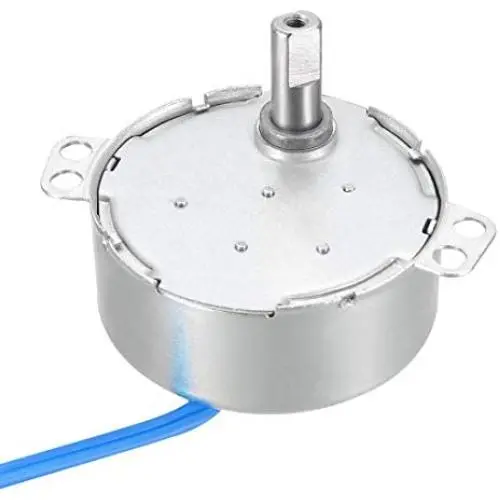 uxcell Synchronous Motor AC 100-127V 5-6RMP 50-60Hz 4W Double Flat Shaft CW/CCW
