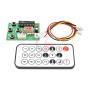 2 Phase Stepper Motor Driver Speed Control Integrated Board DC 4-6V Adjustable DC Motor Speed Controller Regulator with Remote