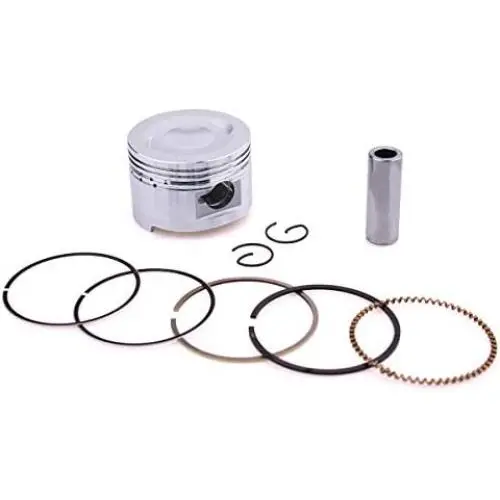 Glixal ATMT1-038 GY6 100cc 50mm Piston Set with Rings for 139QMB 139QMA Engine Scooter Moped ATV Go Karts JONWAY,JMSTAR,ROKETA,SUNL,TANK,PEACE,TAOTAO,Dongfang,Kazuma,JCL,BMS