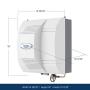 AprilAire 700 Whole Home Humidifier, Automatic Fan Powered Furnace Humidifier, Large Capacity Whole House Humidifier for Homes up to 5,300 Sq. Ft., White