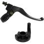Throttle Handle,Right Brake Lever and Handle,Brake Cable and Throttle Cable, for XR80 XR100 CRF70 CRF80 CRF100 Pit Dirt Motor Bike,Baja Mini Bike,Mb165 Mb200 196cc 200cc 5.5hp 6.5hp Doodlebug Bike