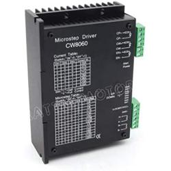 CW8060 Nema23 Nema34 Stepper Motor Driver 24-80VDC/6A/256 Microstep for CNC Router Milling Engraving Machine