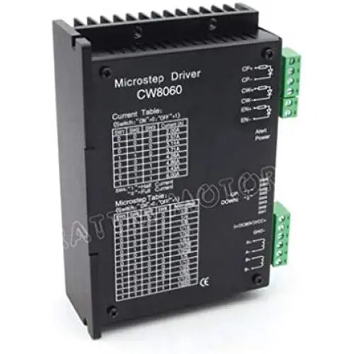 CW8060 Nema23 Nema34 Stepper Motor Driver 24-80VDC/6A/256 Microstep for CNC Router Milling Engraving Machine