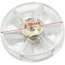 Anbige Replacement Parts 2 Blade Rubber Gears and 2 Motor Base Top Gears,Compatible with Nutribullet 600W 900W Blender Juicers