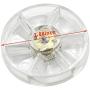 Anbige Replacement Parts 2 Blade Rubber Gears and 2 Motor Base Top Gears,Compatible with Nutribullet 600W 900W Blender Juicers