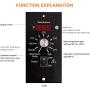 GRISUN Fire Burn Pot, Hot Rod Ignitor, Auger Motor and Grill Induction Fan Kit Replacement, Digital Thermostat Kit Fits for Traeger Wood Pellet Grills
