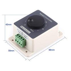 FTVOGUE DC10-60V 20A Pulse Width Modulator PWM Motor Speed Controller Waterproof Shell Regulate Speed Rotary Switch,Module