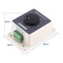 FTVOGUE DC10-60V 20A Pulse Width Modulator PWM Motor Speed Controller Waterproof Shell Regulate Speed Rotary Switch,Module