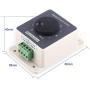 10V-60V PWM DC Motor Speed Controller,Waterproof PWM Controller Speed Regulator Stepless Variable Rotary Switches,Pulse Width Modulator PWM Motor Controller