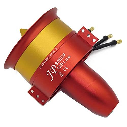 JP 90mm 12S EDF Full Metal Ducted Fan with RC Brushless Motor 4250 KV1080 for EDF 12S RC Jet Airplane(CCW)