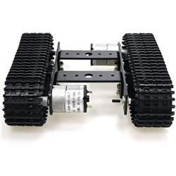 Metal Tank Model Robot Tracked Car Chassis Platform for Arduino / Raspberry Pie / MicroBit, DIY Teaching Crawler / Caterpillar KIT for UNO, STEAM Science Eduaction