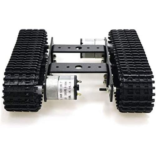Metal Tank Model Robot Tracked Car Chassis Platform for Arduino / Raspberry Pie / MicroBit, DIY Teaching Crawler / Caterpillar KIT for UNO, STEAM Science Eduaction