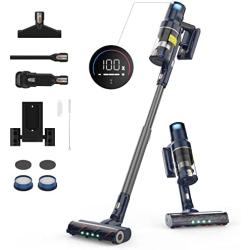 Cordless Vacuum Cleaner, VICSONIC Stick Vacuum Cleaner 28Kpa Powerful Suction, 480W BLDC Motor, 60min Runtime with 7 * 2500mAh Battery, Lightweight Vacuum for Pet Hair Carpet Hard Floor