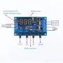Timer Delay Relay DC 5V 12V 24V On Off Timer Module Trigger Cycle Dual MOS Delay Control Board with Digital Tube Display and Protective Shell for Smart Home, Automatic Control
