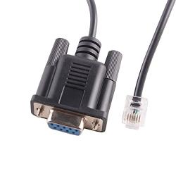 USB DB9 RS232 to RJ11 RJ12 Serial Cable for Leadshine Servo Stepper Motor DM432C DM442 DM556 6FT (DB9 to RJ12 - Without Chip)