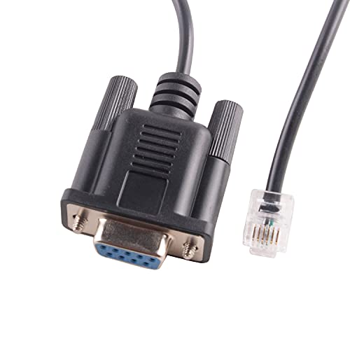 USB DB9 RS232 to RJ11 RJ12 Serial Cable for Leadshine Servo Stepper Motor DM432C DM442 DM556 6FT (DB9 to RJ12 - Without Chip)