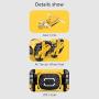 IKAYAA Remote Control Car Building Kit, Stem Remote Control Robot Toy, Gesture Sensing Obstacle Avoidance, Best Gift for Kids Boys Girls (142pcs)