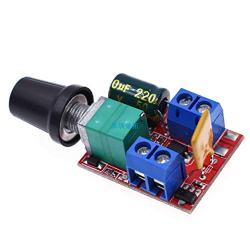 Mini DC Motor PWM Speed Controller 3V-35V 5A Motor Speed Switch with LED Dimmer Adjustable Board Switches 90W