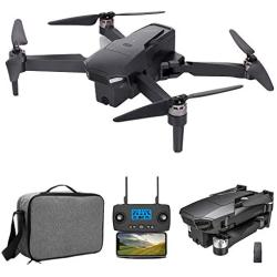 GoolRC KF107 RC Drone with Dual Camera, 4K HD 5G WiFi GPS Drone for Adults, Brushless Motor RC Quadcopter with Optical Flow Positioning, Headless Mode, Follow Me, Auto Return, Bag and 1 Battery