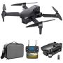 GoolRC KF107 RC Drone with Dual Camera, 4K HD 5G WiFi GPS Drone for Adults, Brushless Motor RC Quadcopter with Optical Flow Positioning, Headless Mode, Follow Me, Auto Return, Bag and 1 Battery