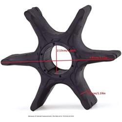 BODAO 6E5-44352-01 Boat Engine Water Pump Impeller for Yamaha 115-250HP Outboard Motor