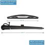 ROOPPA 15276248 Rear Wiper Arm, Replacement For 2007-2013 GMC Yukon/Chevrolet Tahoe/Chevrolet Suburban/2007-2014 Cadillac Escalade Rear Windshield Wiper Arm Blade Set-Factory OEM Style