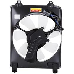 TYC 610970 Cooling Fan Assembly Compatible with 2006-2011 Honda Civic , Black