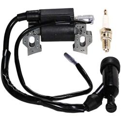 HIFROM Replacement Ignition Coil with Spark Plug Compatible with Harbor Freight Predator 212cc 6.5HP OHV Horizontal Engine 69730 69727 Go Kart