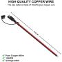 iGreely 2Pack SAE Extension Cable SAE Quick Connector Disconnect Plug for RV Trolling Motor Solar Panel (16AWG)