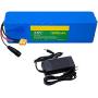 YXDFG 48V 12Ah Lithium Ion Ebike Battery,13S3P 12000 Mah Battery Pack, with BMS + 54.6V 2A Charger,for 350W 500W 750W 1000W Motor E-Bike Electric Bicycle Scooter
