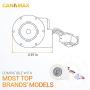 Canamax Premium WR60X10185 Refrigerator Evaporator Fan Motor - Compatible with GE & Hotpoint Refrigerators - Replaces AP3875639, 1170107, WR60X10185, 197D2039P008, WR23X10346, WR23X10350, WR23X10353