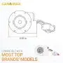 Canamax Premium WR60X10185 Refrigerator Evaporator Fan Motor - Compatible with GE & Hotpoint Refrigerators - Replaces AP3875639, 1170107, WR60X10185, 197D2039P008, WR23X10346, WR23X10350, WR23X10353