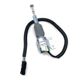 KanLi K.L DC 12V Fuel Shut Off Stop Solenoid 3935429 3935431 SA-4755-12 for Cummins 6BT 5.9L Engine, Black