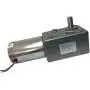 BEMONOC Electric DC Worm Gear Motor 24V Metal Gear Motor High Torque 130kg.cm 20 RPM with Gearbox 10mm Out Shaft for BBQ Replacements