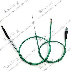Occus Blue Red Yellow Green Throttle Clutch Cable for Chinese Pit Dirt Motor Bike Motorcycle XR50 CRF50 CRF70 KLX 110 125 SSR TTR BBR - (Color: Green)