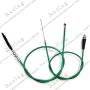 Occus Blue Red Yellow Green Throttle Clutch Cable for Chinese Pit Dirt Motor Bike Motorcycle XR50 CRF50 CRF70 KLX 110 125 SSR TTR BBR - (Color: Green)