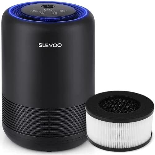 Air Purifiers for Bedroom Pets Smokers in Home, H13 True HEPA Filter Air Cleaner for 215 ft² Coverage & Filter Replacement for BS-01