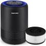 Air Purifiers for Bedroom Pets Smokers in Home, H13 True HEPA Filter Air Cleaner for 215 ft² Coverage & Filter Replacement for BS-01
